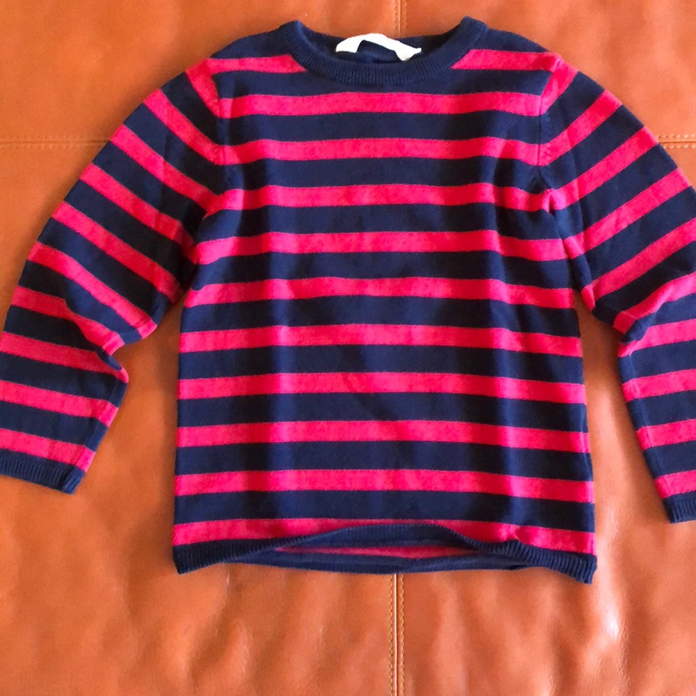 H&M sweater red and navy